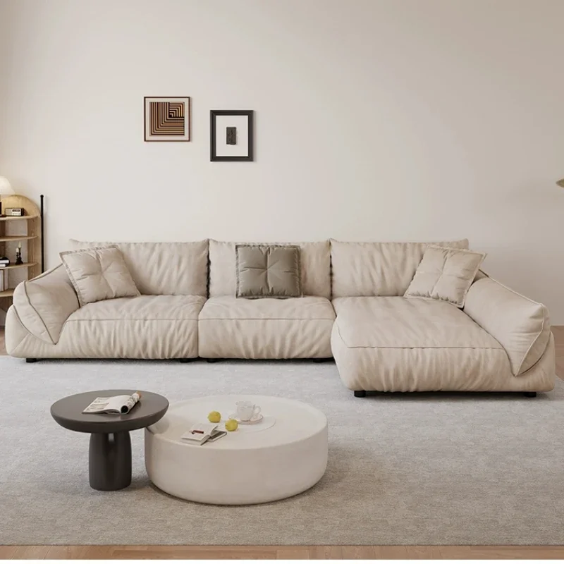 

gray-black milk velvet like ears, fabric princess corner sofa