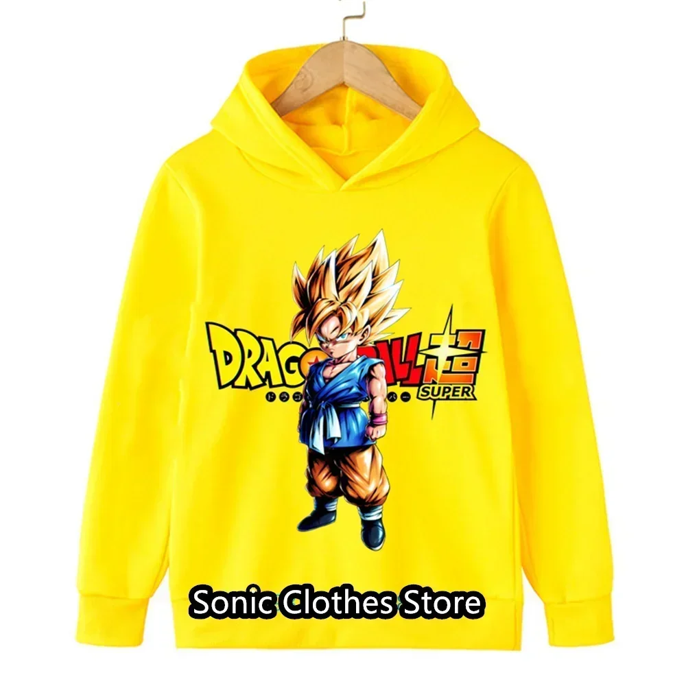 Dragon Ball  Kids Hoodies Cloud of Hokage Sweatshirt Long Sleeve Children Clothes Boys Girls Cool Tops 3t-14t Years Kids Hoodies