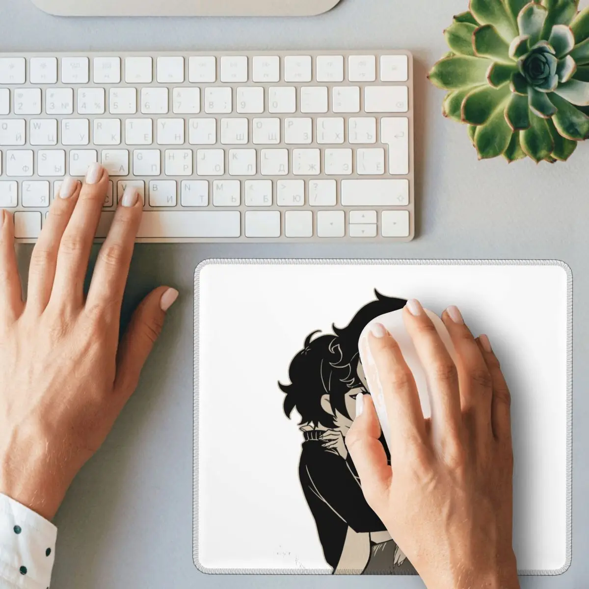 Ashley Dan Andrew The Coffin Of Andy And Leyley Mouse Pad Keyboard Komputer Mouse Mat Gamer PC Laptop Desk Mat Table Mats