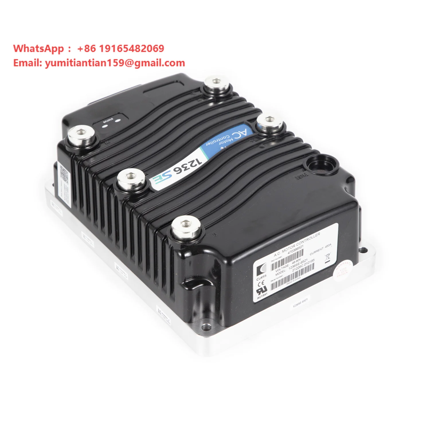 72v 10kw 12kw 15kw AC Motor Controller 1238E 1238E6521 48V 72V 80V 550A Electric Car Conversion Kits