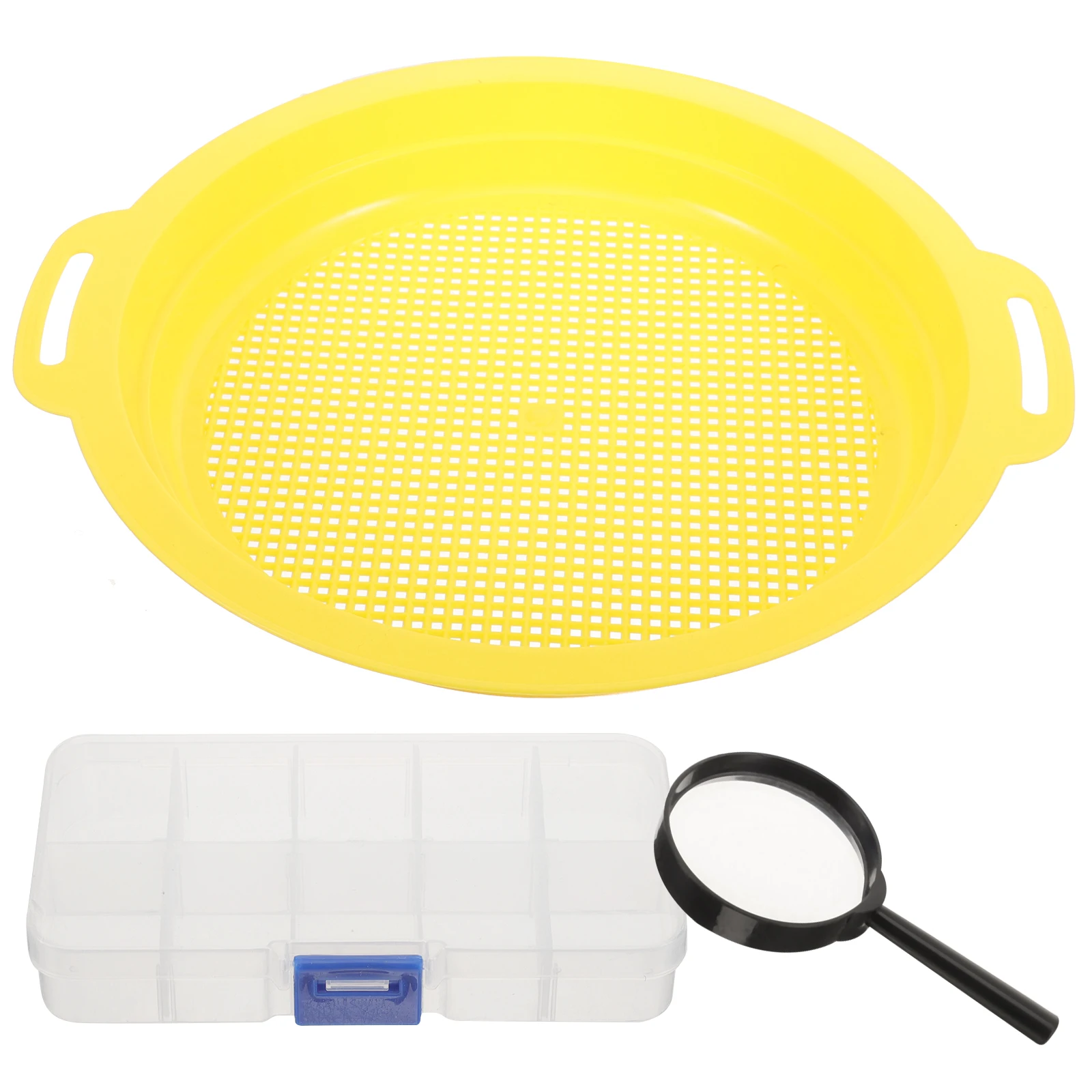 

Gold Basin Tools Sifting Equipment Plastic Filter Disc Prospecting Panning Mesh Pan Mine Sieve Handheld Portable Gold Sifter