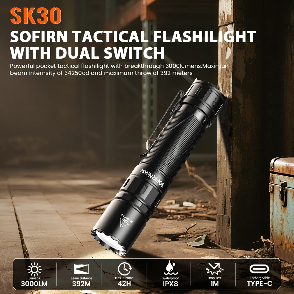 SOFIRN SK30 3000LM Тактический
