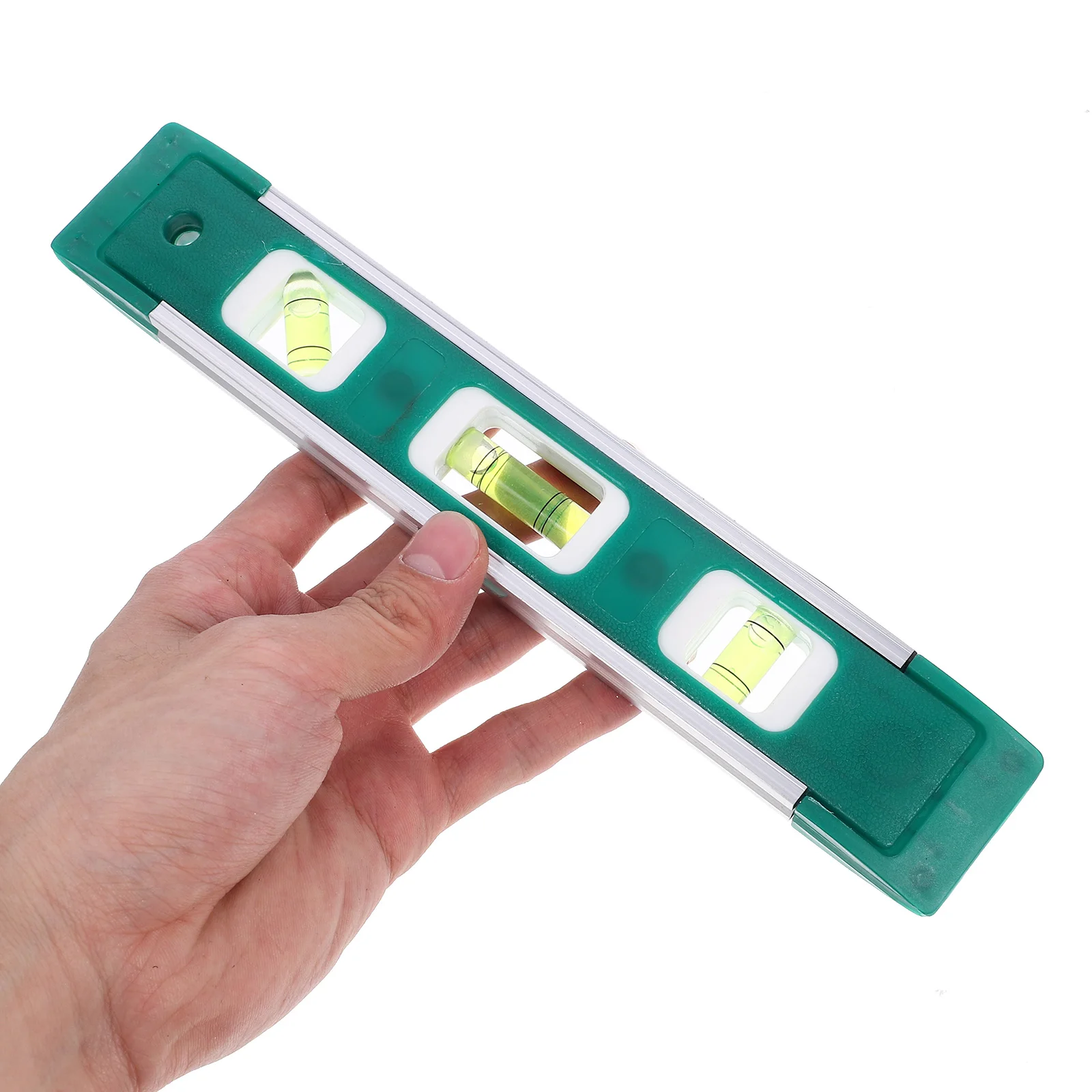 9 Inch Aluminum Surface Level Mini Size High Precision Ruler Measuring Tool Levelling Accessories Lightweight