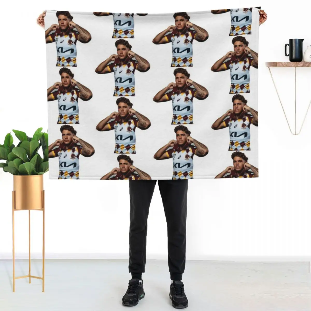 Reece Walsh Broncos hot photo jersey Throw Blanket Beautifuls Extra Large Throw Plush Vintage Sofa Blankets