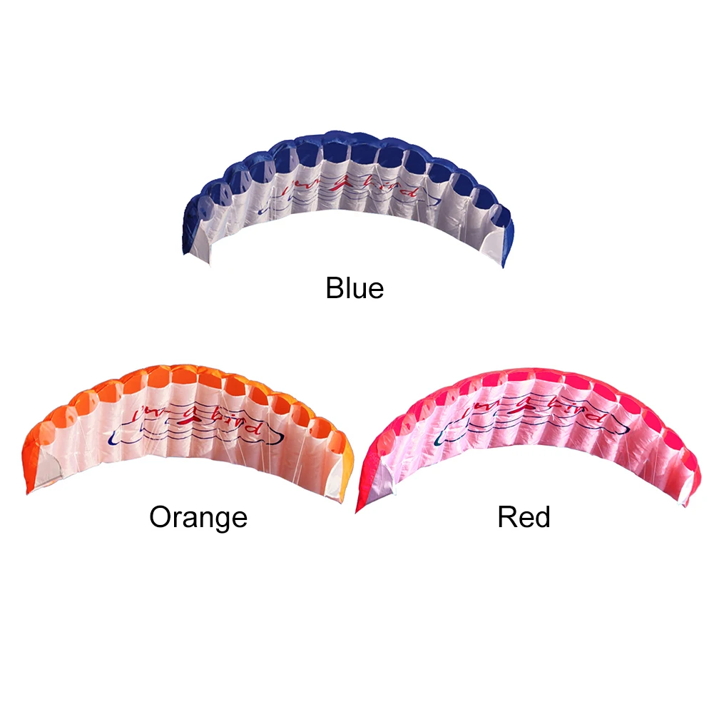 Stranddrachen, professionell, groß, 1,4 m, Dual-Line-Stunt-Parafoil-Fallschirm mit 2 Griffen für Strand, Outdoor-Spaß für Erwachsene und Kinder