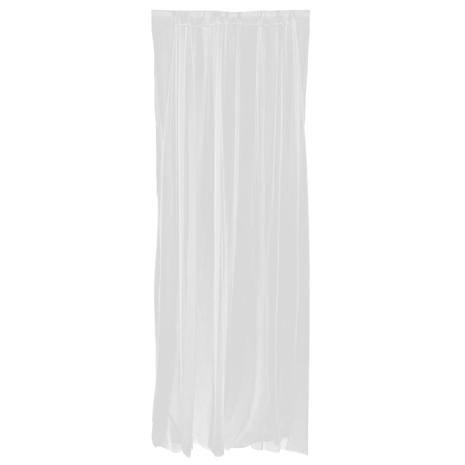 

Mesh Curtain Baby Shower Backdrop White Sheer Drapes Photography Decor Wedding Party Background Banquet Reusable