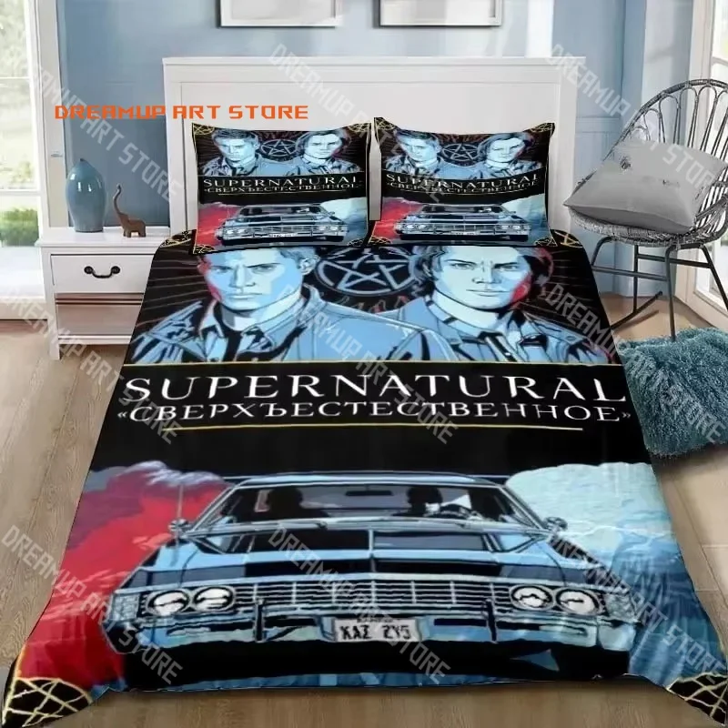 2026 3D Print Supernatural Dean Sam Bedding Set Single Twin Full Queen King Size Bed Set Adult Kid Bedroom Duvetcover Set