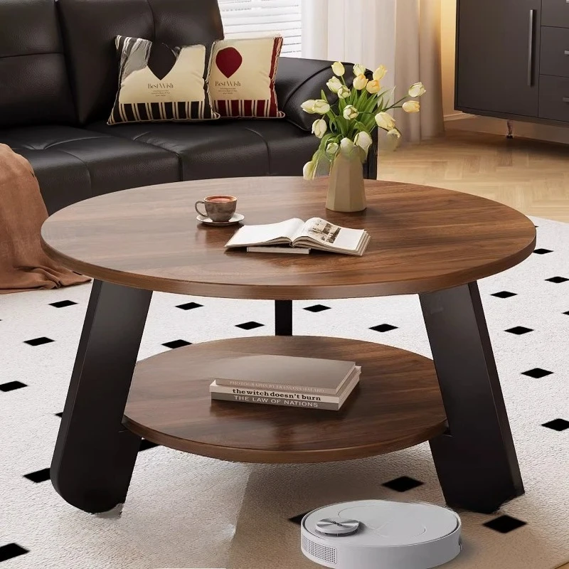 Mesa de centro exclusiva para economia de espaço, mesa de centro italiana pequena e estética, móveis para casa
