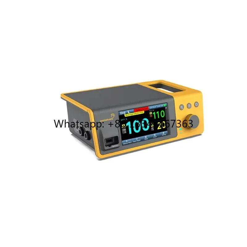 

High quality Portable Veterinary Instrument Supervise for Cats Dogs Includes Pulse NIBP Temp Sensor Handheld