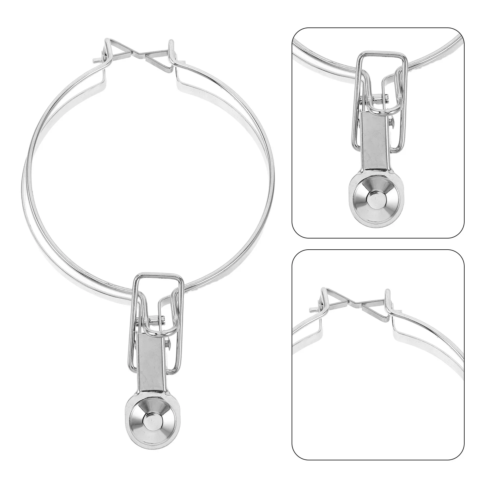 4Pcs Stainless Steel Jar Wire Clamp Sealing Buckle Airtight Snap Clasp Leak-Proof Canning Jars 108Mm Canning Jar Sealed Buckle