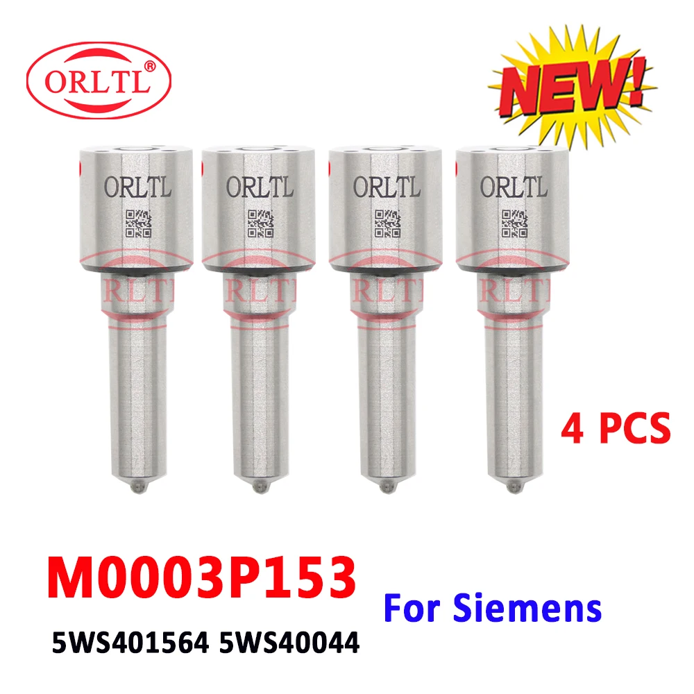 

4 PCS ORLTL FUEL Injector Nozzle M0003P153 Diesel M 000 3 P153 Piezo Common Rail Injection Nozzle 5WS401564 5WS40044 For Siemens