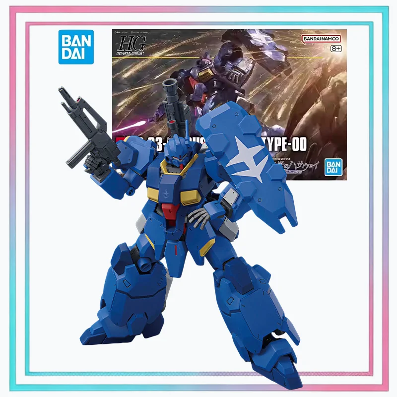 

Оригинальный конструктор Bandai HG 1/144 Gustav-Karl Type 00 Mobile Suit Gundam Hathaway's Flash, сборная модель, игрушка, подарок