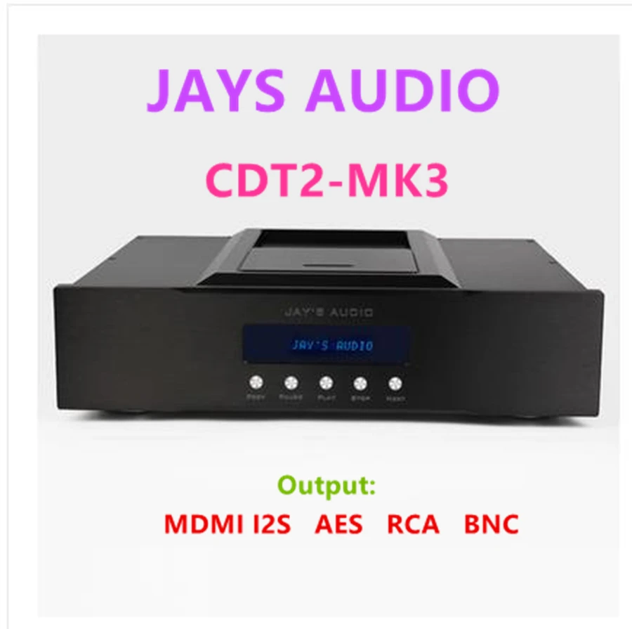 

Jay's Audio CDT2 MK3 CD Transport HIFI CD Turntable OCXO Constant Temperature Clock CDM4 Driver IIS AES RCA BNC HDMI-I2S