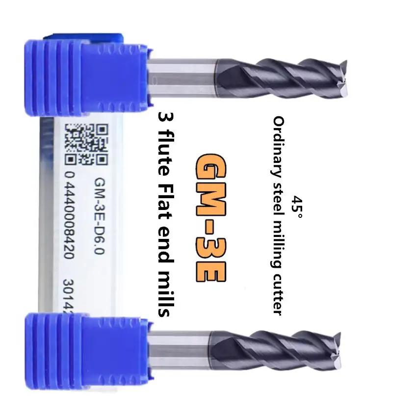 

ZCC.CT GM-3E-D7.0/GM-3E-D8.0/GM-3E-D9.0/GM-3E-D10.0/GM-3E-D11.0/GM-3E-D12.0 GM-3E 3 Flute Flat end mills 1pcs/box