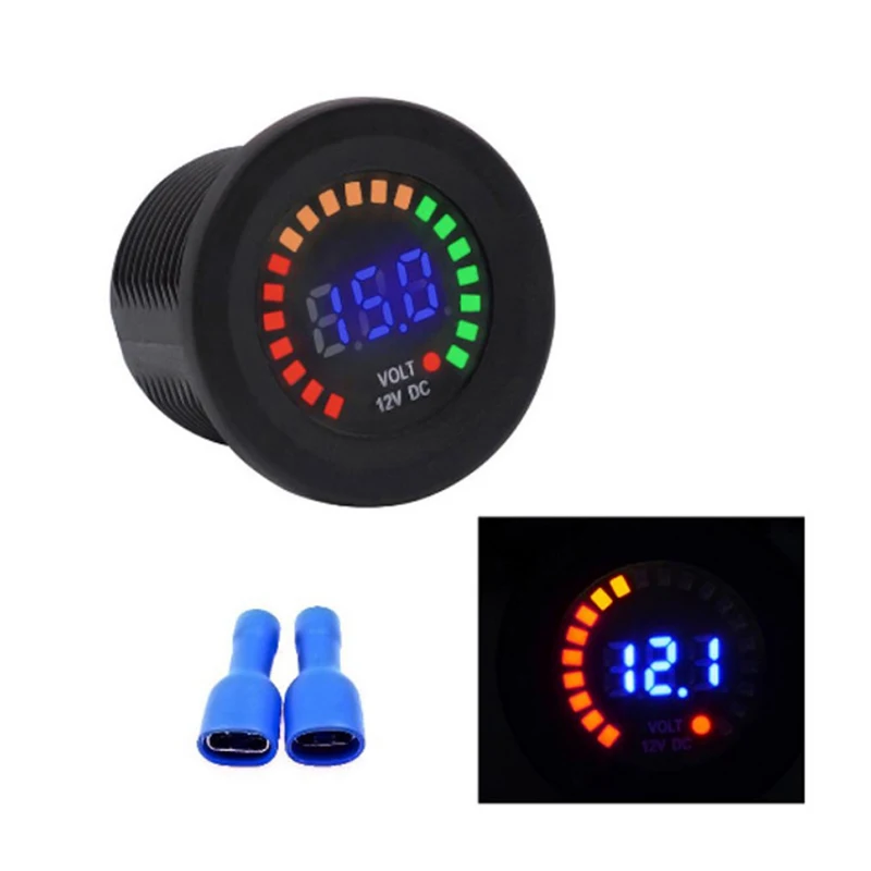 

DC 12V Universal Car Motorcycle Boat LED Digital Voltmeter Panel Volt Meter Monitor Gauge Display Car Accessories