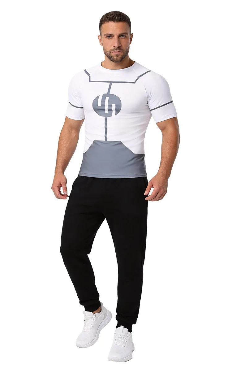 Viltrumite Kompressionsshirt Invincible Cosplay Rash Guard Tauch-T-Shirt BJJ Boxen MMA Bademode Herren Rashguards Gym Top Kleidung – Detail 14