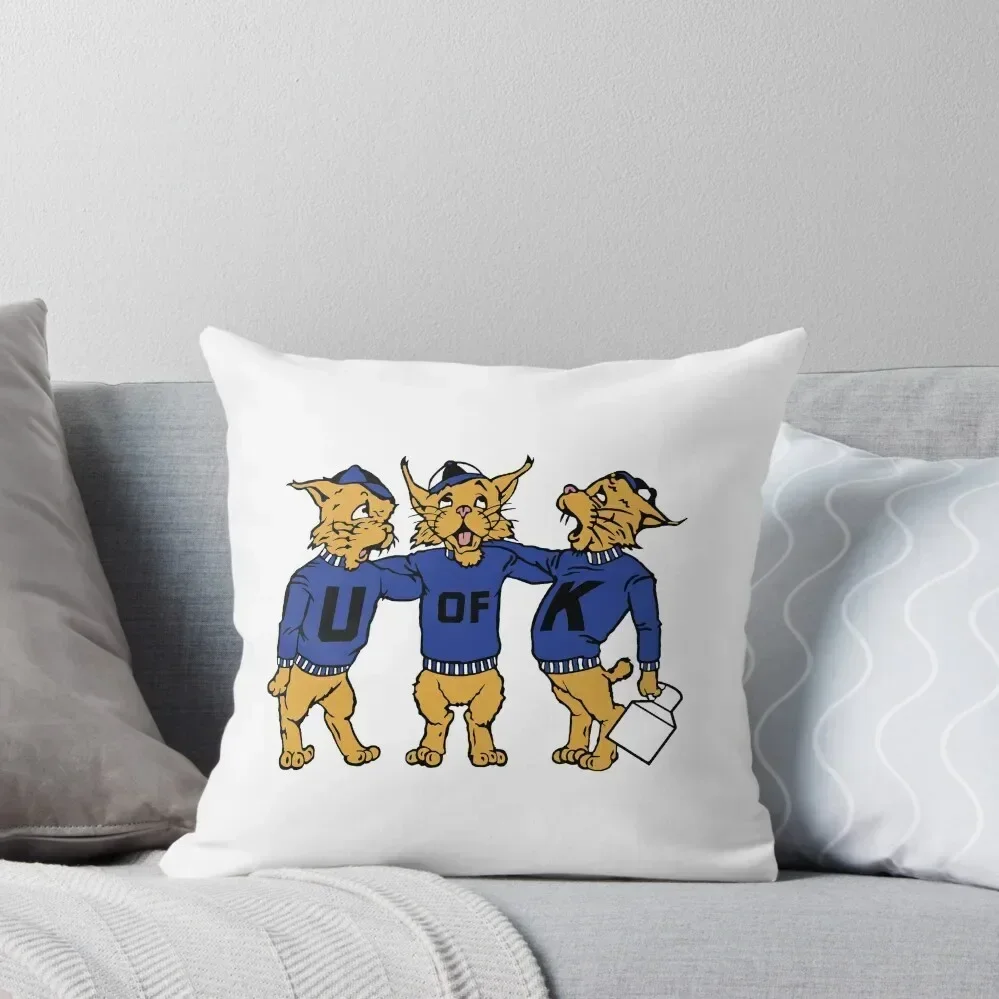 

University of Kentucky Vintage Wildcats Throw Pillow pillow cover christmas Pillow Cases Decorative Sofa Cover