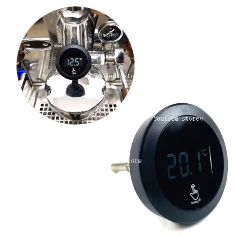 Thermometer for E61 Group Coffee Machines Precision Monitoring Touch Background Light