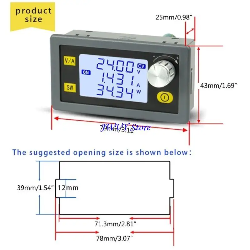 573A Tensioni costanti Moduli potenza regolabili corrente SK35H DC5 ~ 30V a DC0.6 ~ 30V