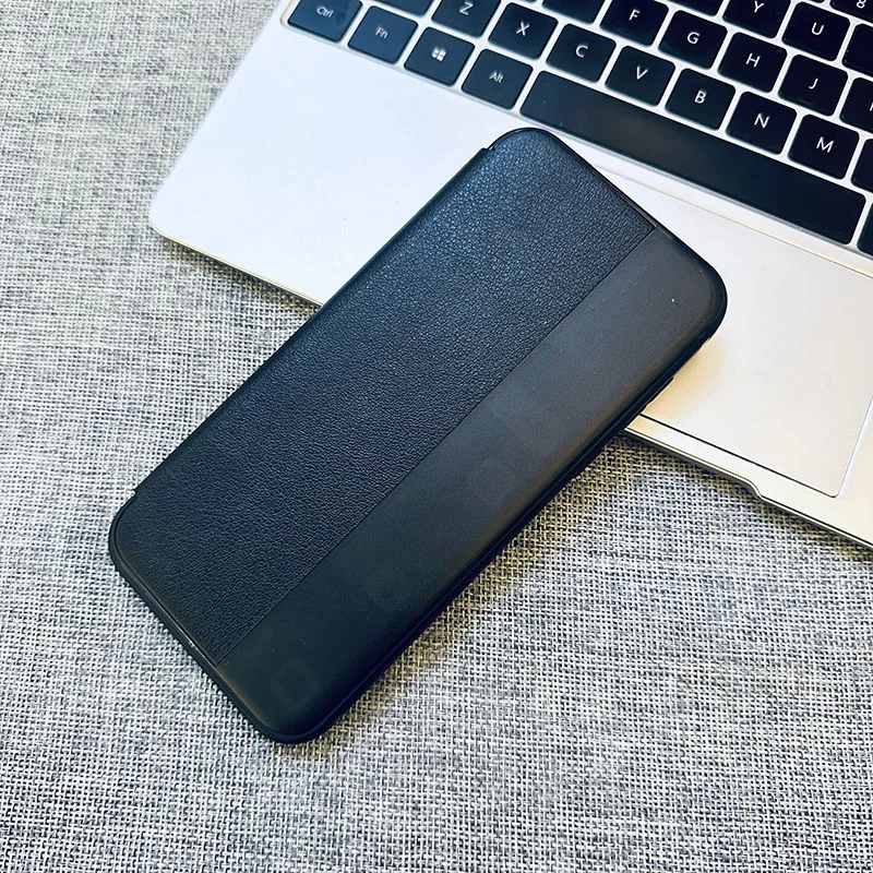 جراب عرض ذكي أصلي لهواوي ، نوم تلقائي فائق ، غطاء استيقظ قلاب ، غلاف هاتف جلد فاخر ، بورا 70 برو بلس ، P70