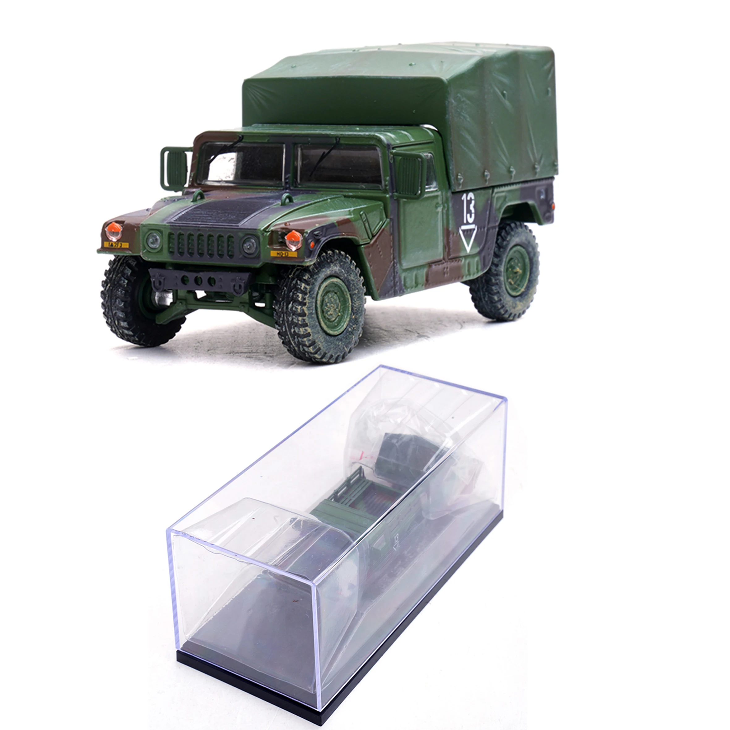 1/64 US HMMWV Carrier Vehicle Model Third Field Artillery Regiment Jungle Camo Alloy finished product collection model