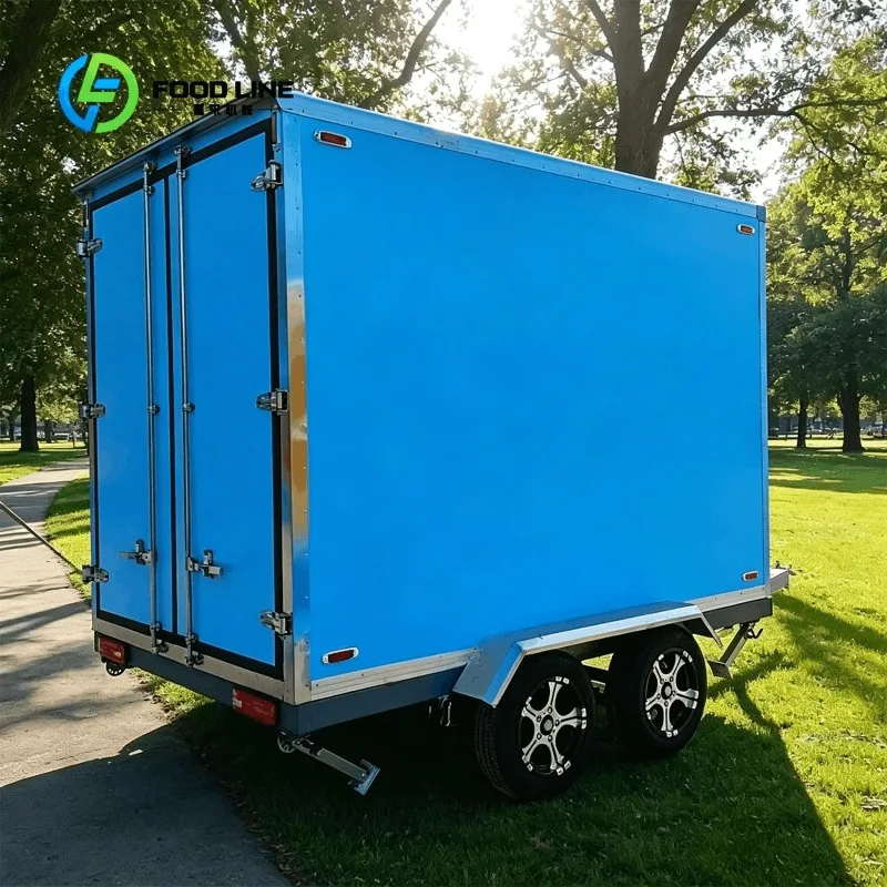 Customized Refrigerated Cargo Trailer With Towing Hitch And Anti Rust Aluminum Body For Fresh Produce Bulk Purchase Best Deal