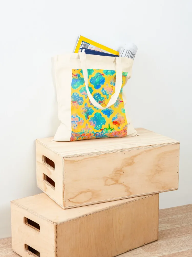 الأصفر والأزرق المغربي نمط حمل حقيبة المتسوق حقيبة امرأة المتسوق حقيبة يد أكياس دي التسوق قماش حمل حقيبة