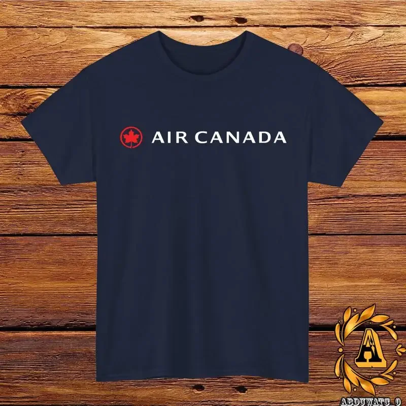 Air Canada Airlines Logo T Shirt Black Grey White Navy Red Light Blue S 5XL