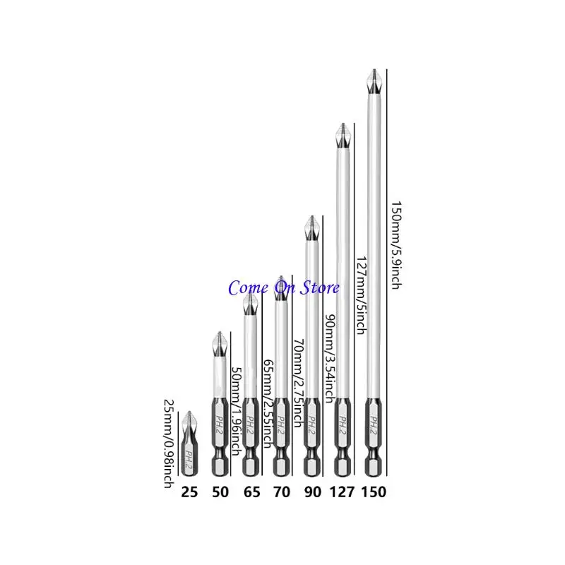 M6CF Devys Heavy STEEL STEEL SNOPERIVER SHEX SHANK BIT MAGNECTIN