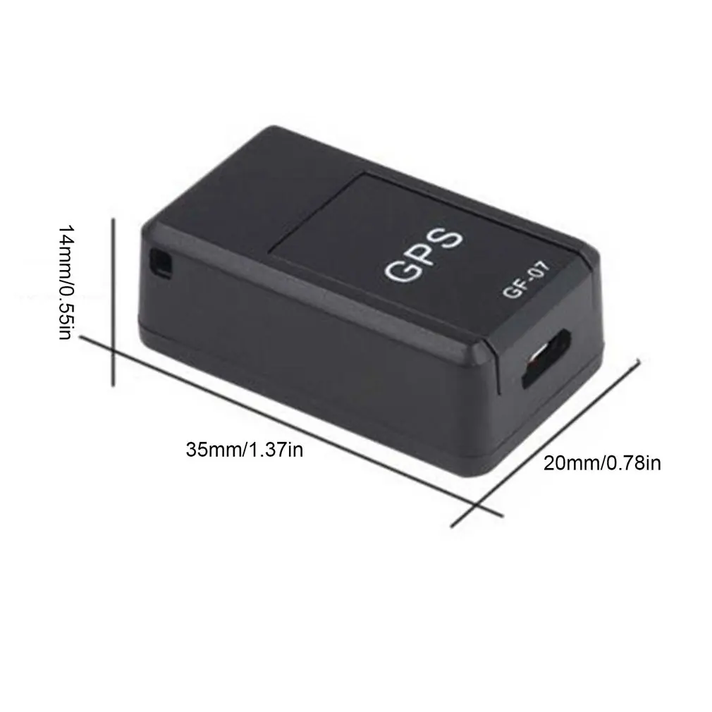 Mini Locator GF-07 Car Tracker GPS Locator Sound Alarm Real Time Tracking Magnet Adsorption SIM Inserts Message Pets Anti-lost