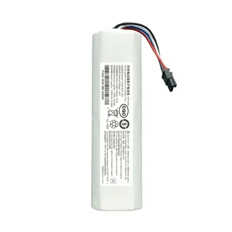 Imagem -04 - Bateria de Substituição para Aspirador Robótico Bateria Original para Dreame f9 d9 L10 Pro Plus Rls3 Rls5 Rls5l Rls5d Parte 14.4v 12800mah Novo