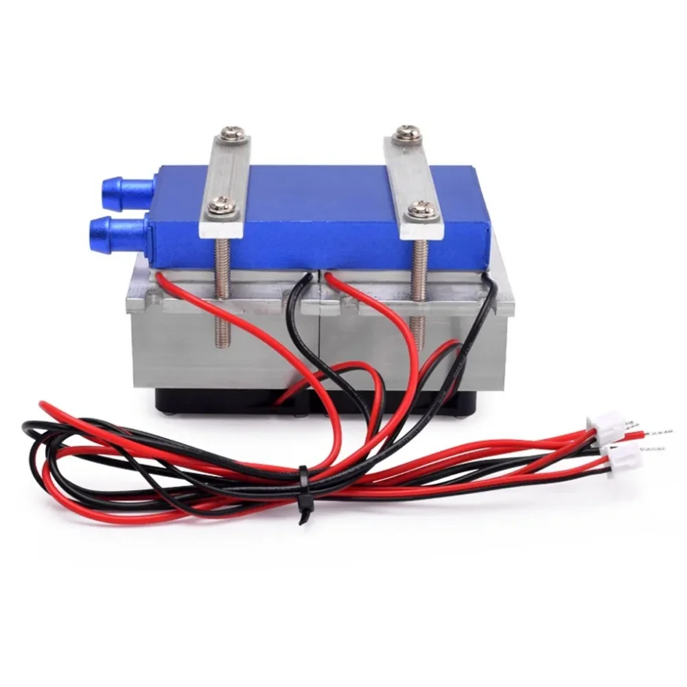 Thermoelectric Cooling Kit 144W 12V DC for DIY Fridge Pet Cooler Air Conditioner Fan Compact Size 9.1x5.1x5.5cm