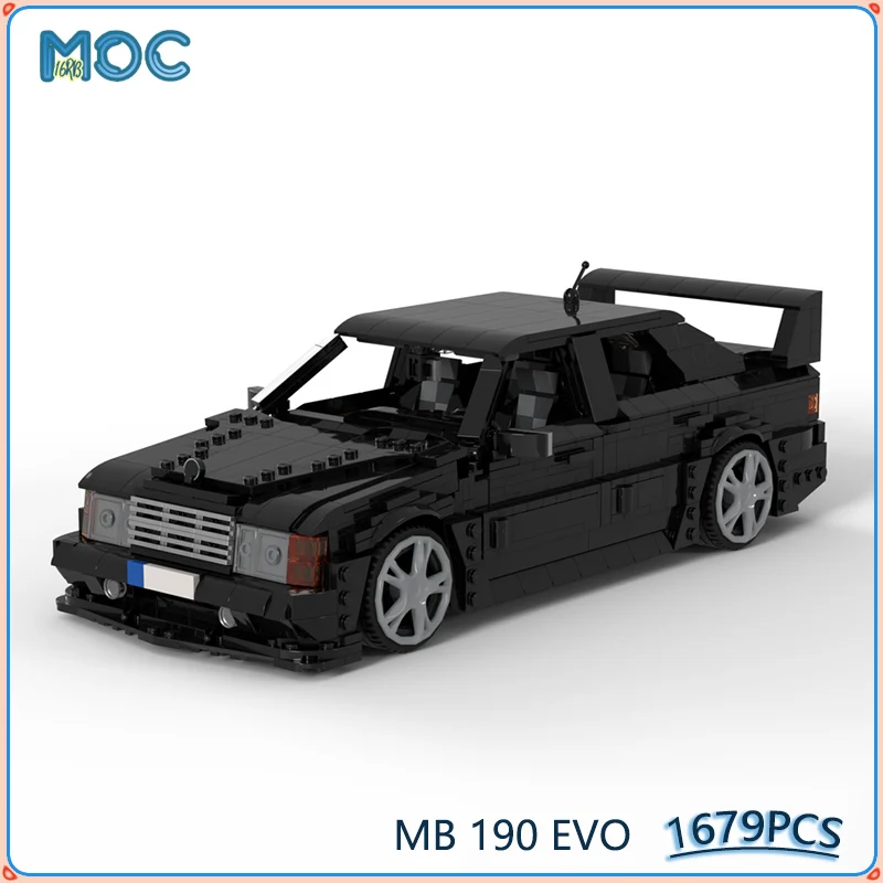 MOC Building Blocks MB 190 EVO Model DIY Assemble Bricks Transportation Vehicle Car Collection Creative Xmas Toys Gifts 1679PCS