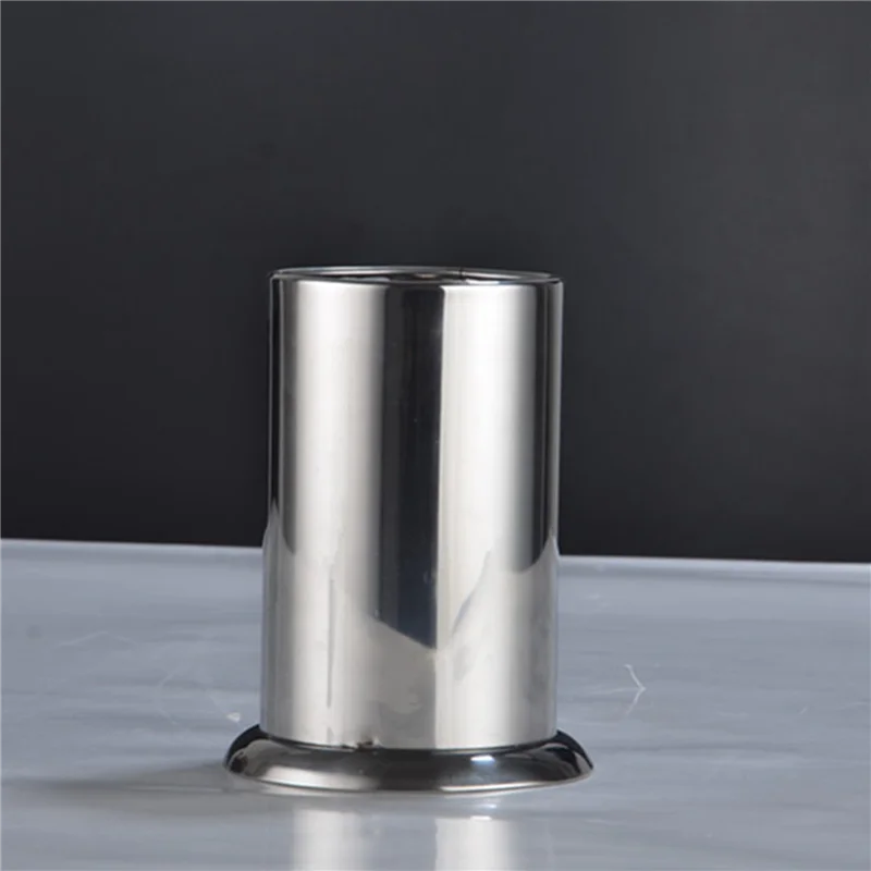 

【Hot Cake】6X Stainless Steel Straw Holder, Counter-Top Straw Dispenser, Cutlery Organizer, Spoons Forks Chopsticks Storage