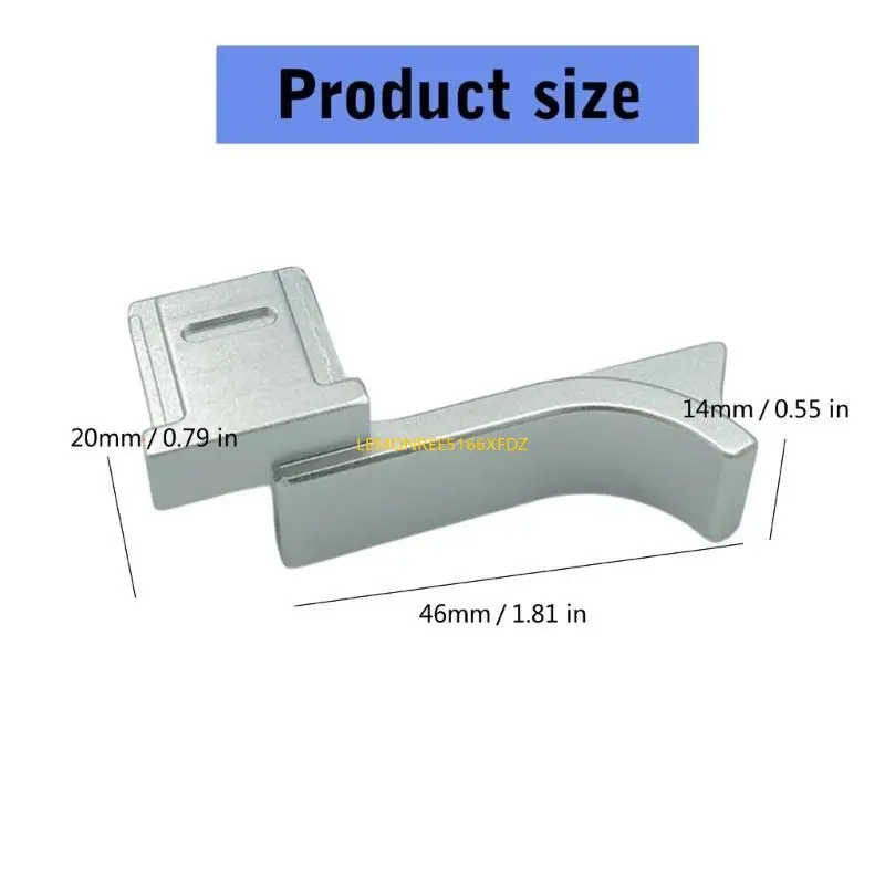 

Y1AE Camera Thumb Up Grip Aluminium Shoe Mount Thumb Up Holder Hot Shoe Thumb Hand Grip for M11 Camera Accessories