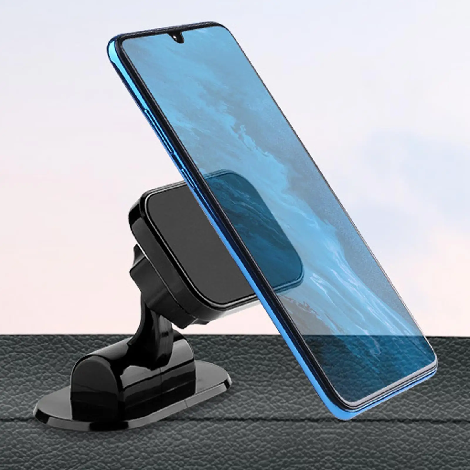 

Car Phone Mount Holder for Easy Setup Rotating Bracket for Mobile Devices