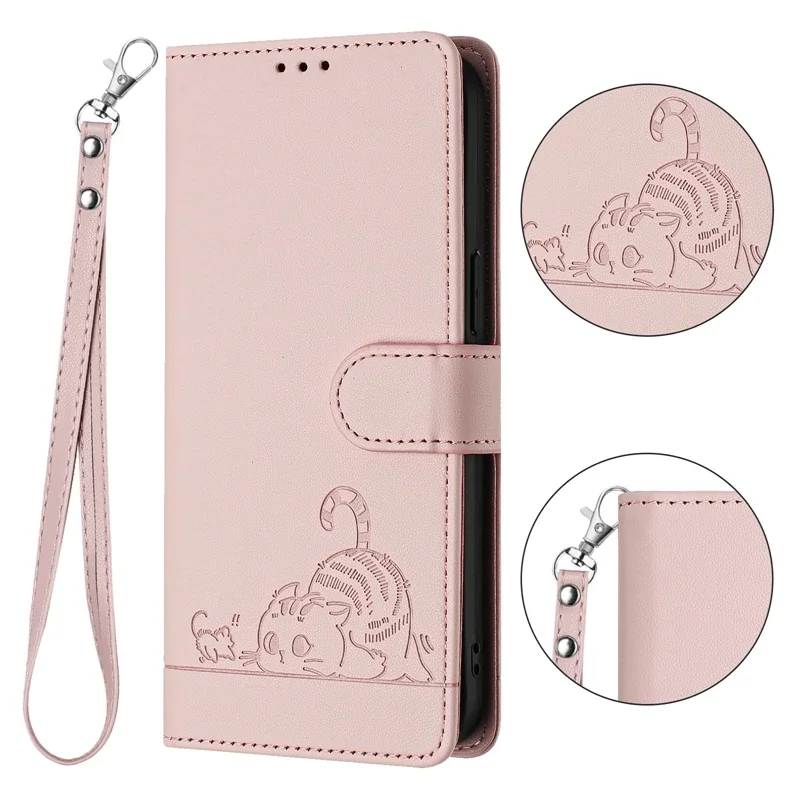 Pop For OPPO Reno 13 Pro Case Leather Wallet Anti-theft Brush Case On For Funda Oppo Reno13 Pro Reno 13F 13Pro 5G Phone Cover Co