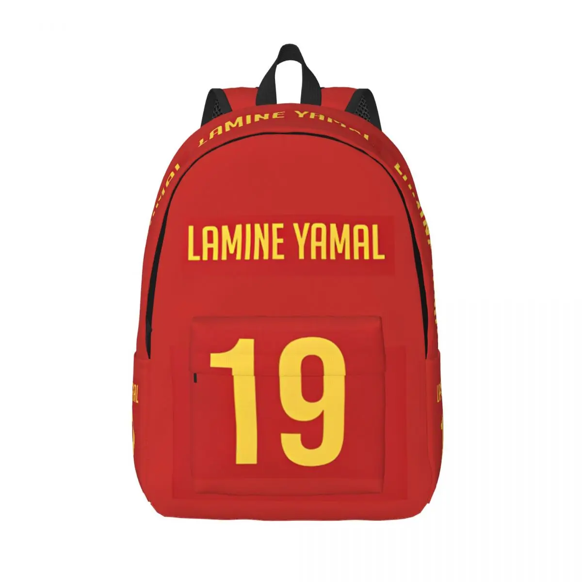 Lamine Yamal Number 19 Bag New Fashion High Capacity Waterproof College Backpack Trendy Laptop Travel Book Bag 15.7in 17.7in