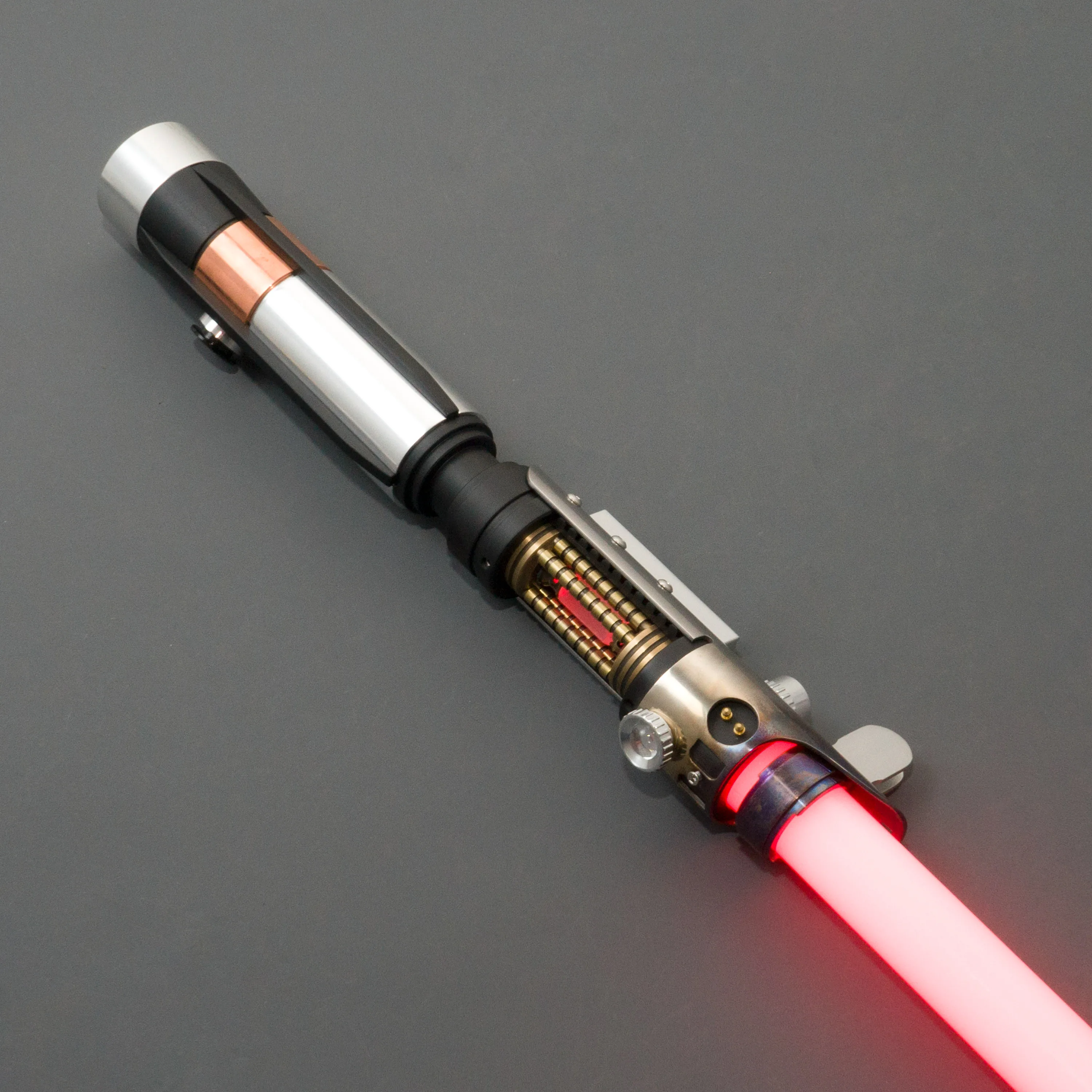 Starkiller crystal Limited edition Baked blue Saber Proffie v2.2 Heavy Dueling Lightsaber Laser Sword Metal Hilt Smooth Swing