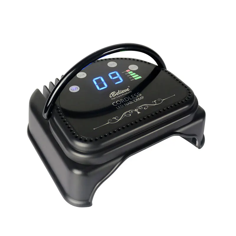 2020 ODM/OEM 무선 충전식 배터리 젤 네일 경화 램프 건조기 64W UV LED 네일 램프