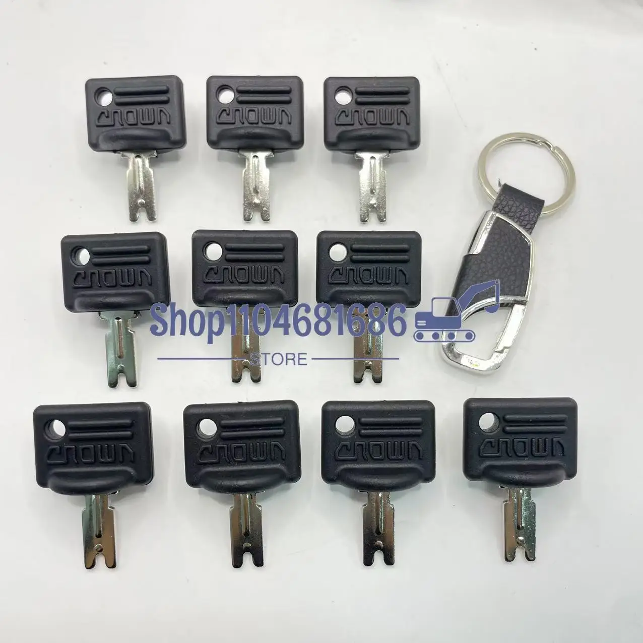 

2/5/10 шт 107151 -002 Ключ зажигания подходит для вилочного погрузчика Crown 3000 с брелком