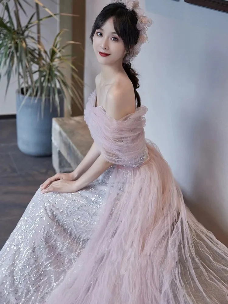 Pink Evening Dress … - image