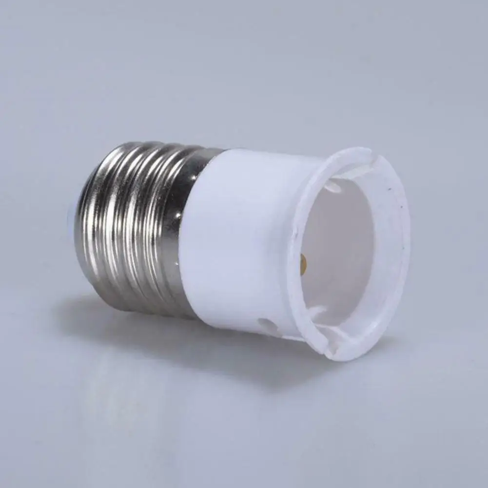 Practical Light Bulb Adapter Copper Light Bulb Converter Portable Easy to Use E27 to B22 Light Bulb Converter