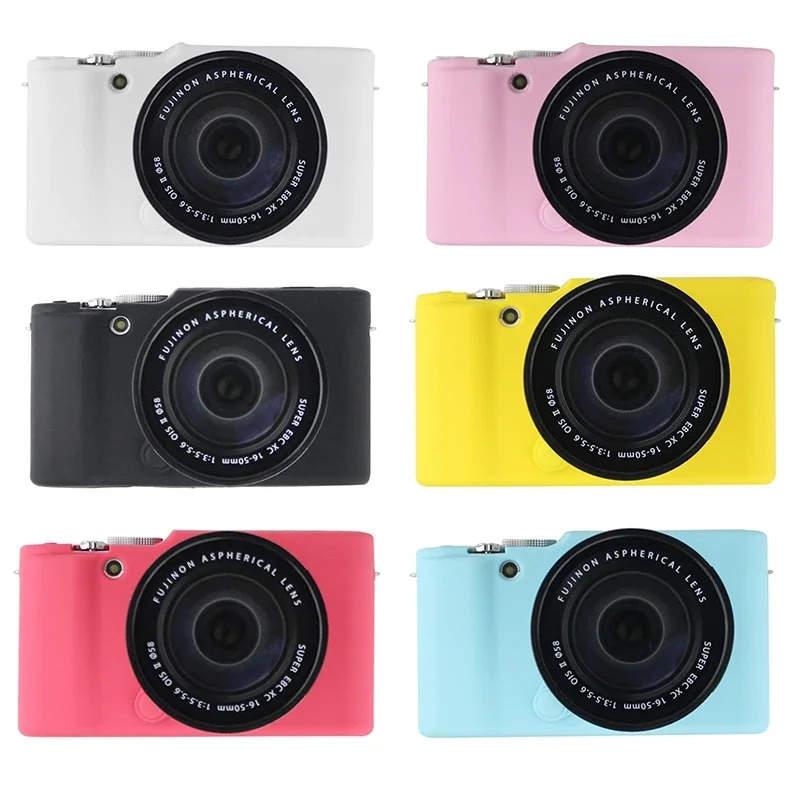 For FujiFilm Fuji XA2 XA1 XM1  Soft Silicone Rubber Armor Skin Case Bag Camera Protector Body Cover Camera Bag Accessories