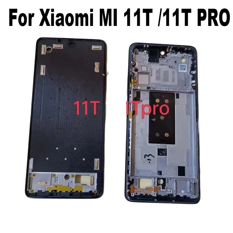 

For Xiaomi Mi 11T / 11T Pro LCD Front Frame Housing Middle Frame Bezel Plate Smartphone Repair Parts