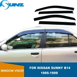 Weathershield For For Nissan Sentra Sunny B14 1994 1995 1996 1997 1998 Car Door Window Vent Visor Sun Wind Rain Guard Deflector