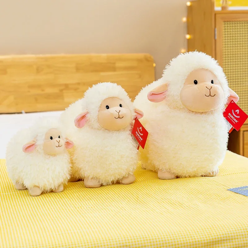 45cm Cute Soft Obediently Lamb Plush Toys Office Nap Stuffed Animal Pillow Home Comfort Cushion Christmas Gift Doll Kids Girl