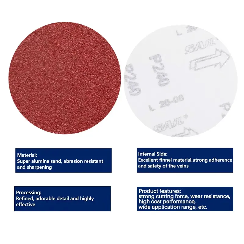 XCAN 2 Inch Sanding Paper 100pcs Grit 80-7000 Sandpaper with Hook & Loop for Abrasive Sander Sanding Disc Polishing Tool - Image 6