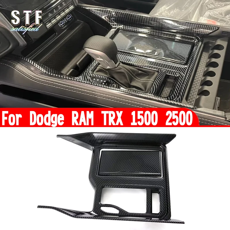 

Для Dodge RAM TRX 1500 2500 2022 2023 2024 автомобильные аксессуары интерьерная ручка переключения передач крышка отделка панель молдинг декоративные наклейки