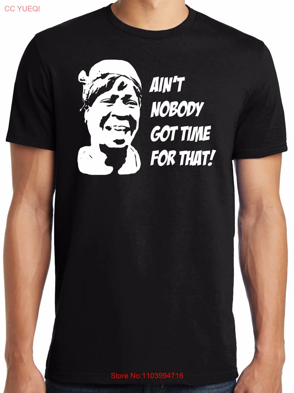 PubliciTeeZ Big and Tall King Size Funny Ain't Nobody Got Time For ThatT-Shirt